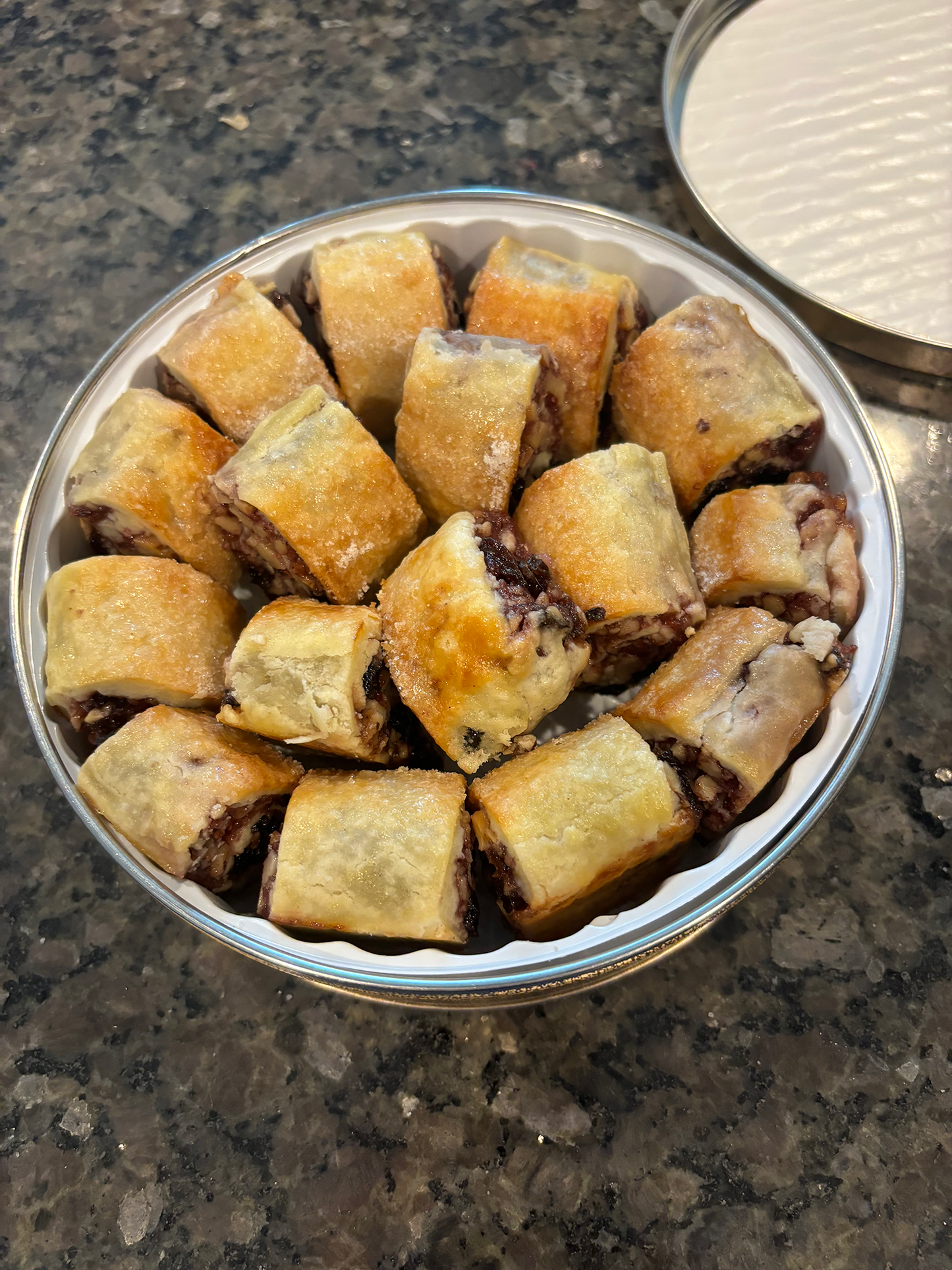 Gourmet Fresh Rugelach Small Gift Tin - Perfect for Friends & Everyday Gifting (1lb)