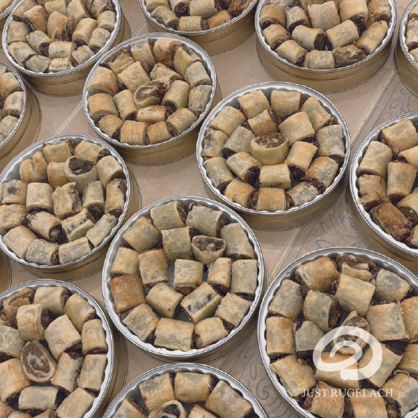 Fresh Artisan Rugelach Medium Gift Tin - Corporate & Personal Gifting Option (2lb)